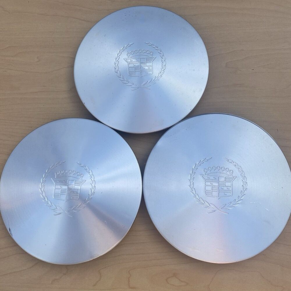 3 Center caps Hubcaps 1995-1997 Cadillac Deville Concours 16" Web Design Wheels